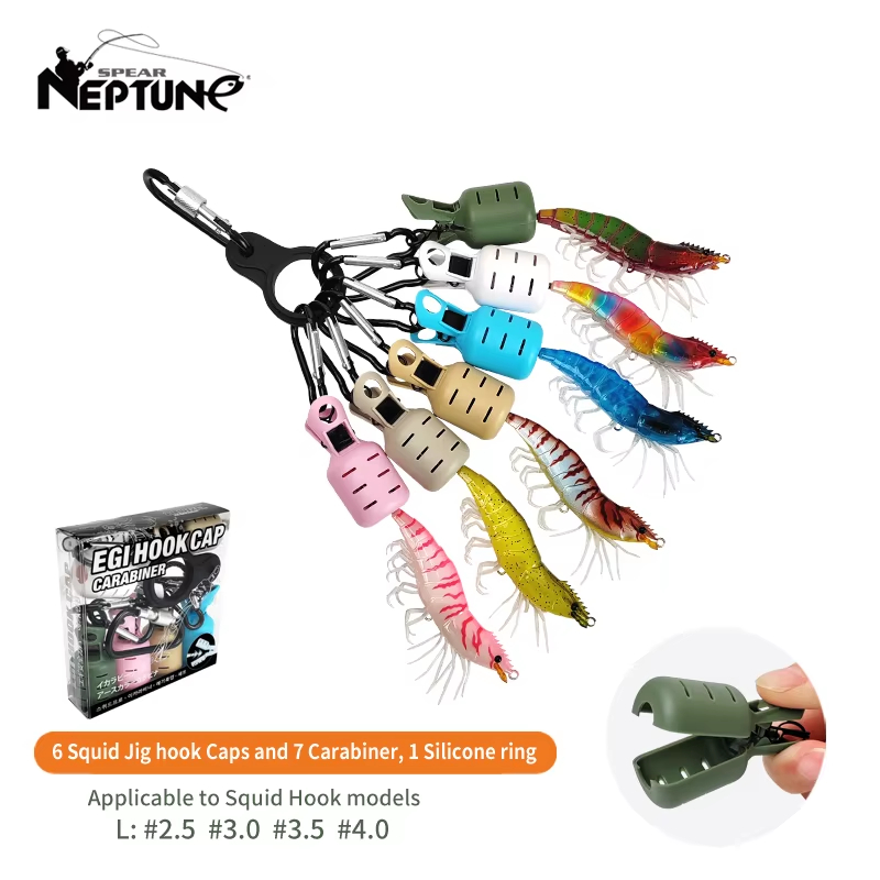 6pcs Colorful Squid Jig Hook C - Fishing Lure Kit 评论和价格
