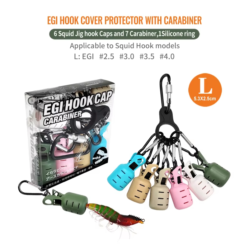 6pcs Colorful Squid Jig Hook C - Fishing Lure Kit 评论和价格