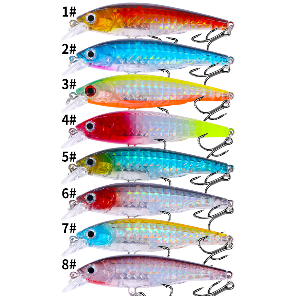1pc Minnow fishing lure set 9c - Fishing Lure Jerkbait 评论和价格
