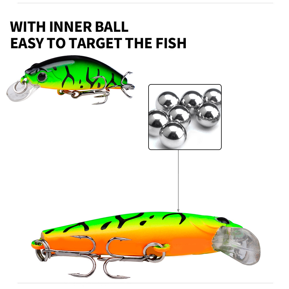 5.6cm 6.8g Mini Sinking Minnow - Fishing Lure Jerkbait 评论和价格