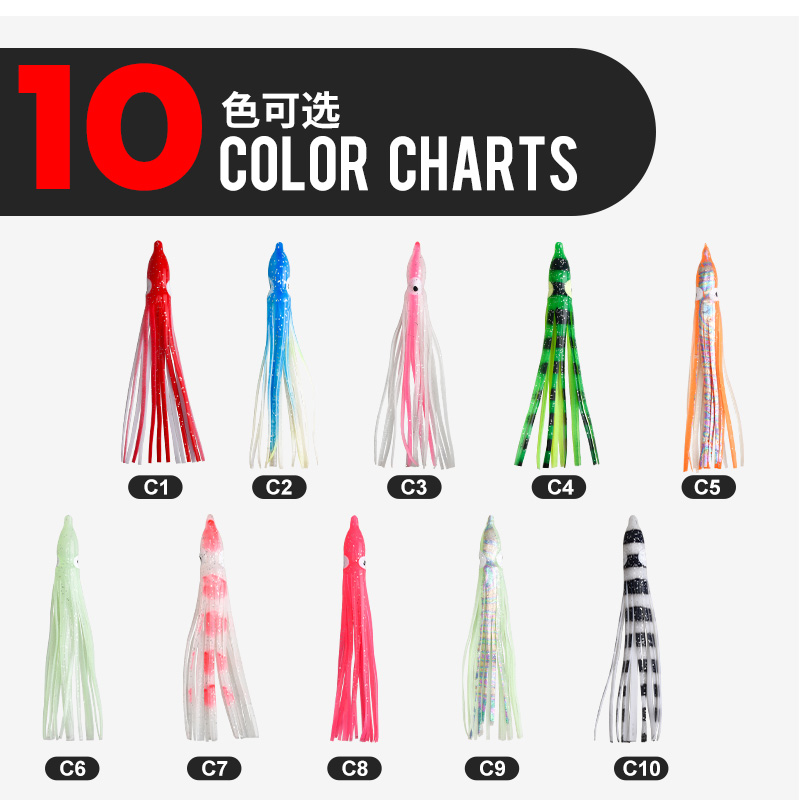 TEASER 5pcs/10pcs HK015-A Nigh - Fishing Lure Buzzbait 评论和价格