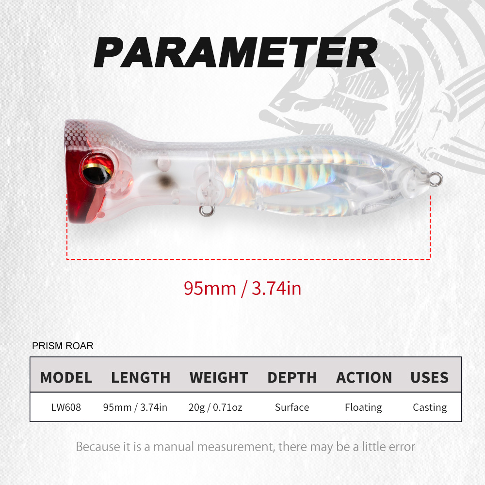 Hunthouse Topwater Floating Po - Fishing Lure Popper 评论和价格