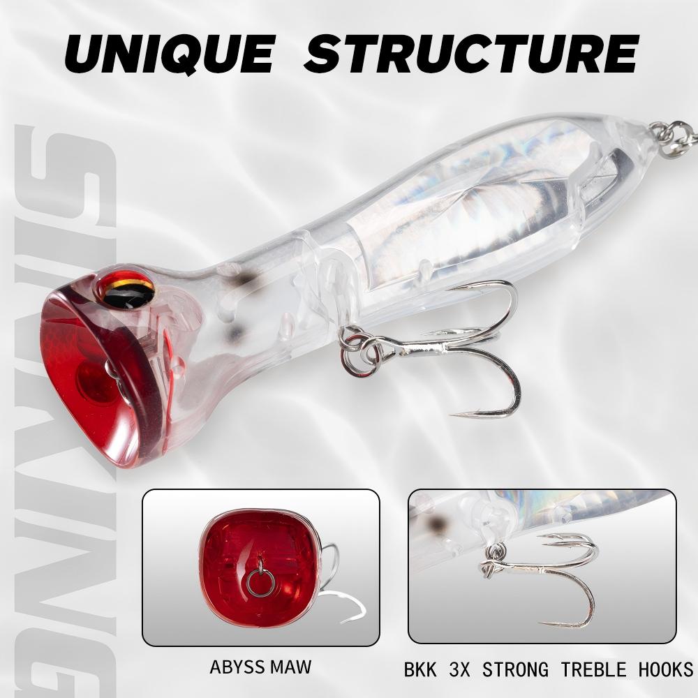 Hunthouse Topwater Floating Po - Fishing Lure Popper 评论和价格